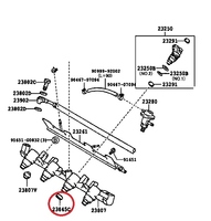 Thumb fuel rail