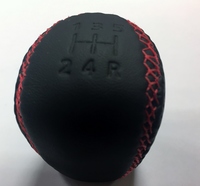 Thumb retrimmed mr2 gearknob leather toyota shift  12 