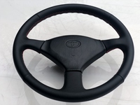 Thumb rev3 red stitch steering wheel leather retrim toyota mr2 mk2 sw20 turbo  4 