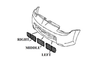 Thumb grill front bumper toyota mr2 mk3 earlt 2000 2001 1999 2002