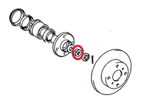 Thumb 90170 19001 drveshaft to hub nut