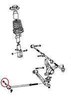 Thumb trailing arm bolt aw11 mr2 toyota