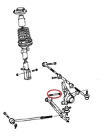 Thumb control arm bolt aw11 mr2 mk1 toyota