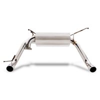 Thumb exhaust rear silencer toyota mr2 roadster spyder twin exit staainless steel