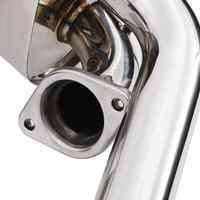 Thumb exhaust rear silencer toyota mr2 roadster spyder twin exit staainless steel flage pipe