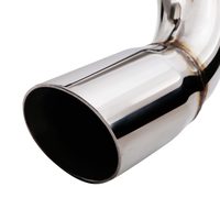 Thumb exhaust rear silencer toyota mr2 roadster spyder twin exit staainless steel tip