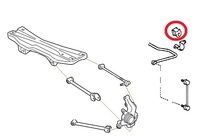Thumb rear arb anti roll bar d bush inner toyota mr2 mk3 bushes superpro spf2400 15k
