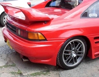 Thumb bomex rear spats mr2 sw20 toyota bumper fibreglass